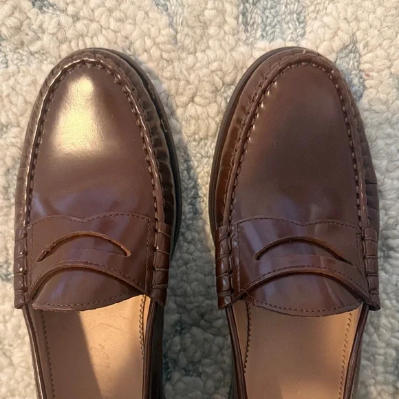 J. Crew Rowan Penny Loafers in leather - Picture 5 of 7